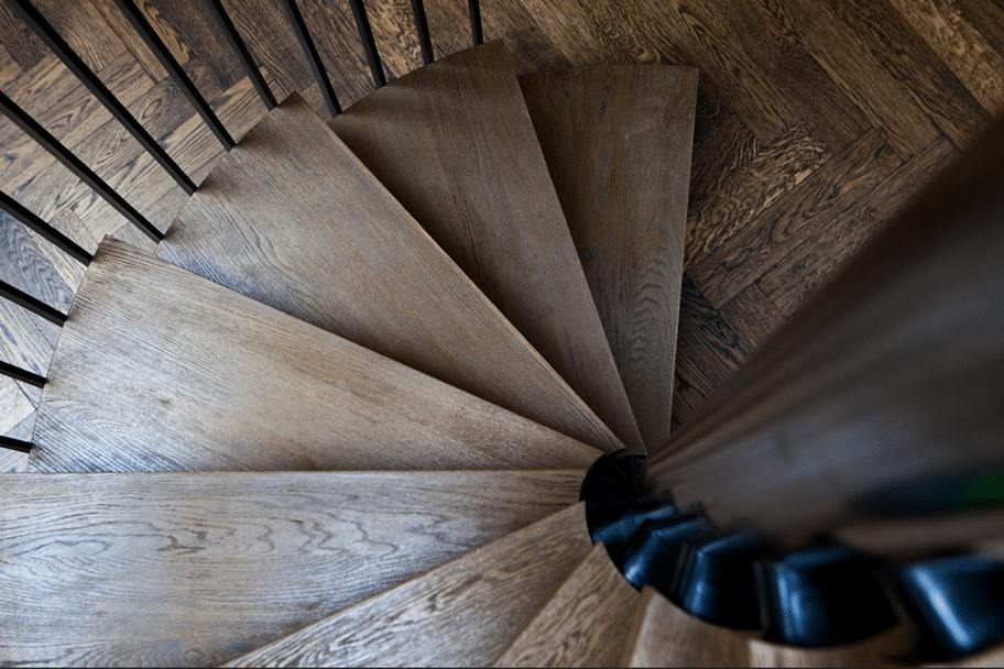 staircase top view