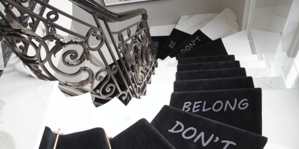 stairs on spiral staircase