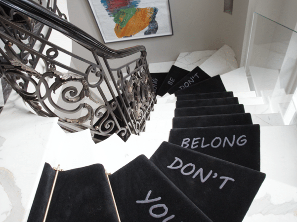 stairs on spiral staircase